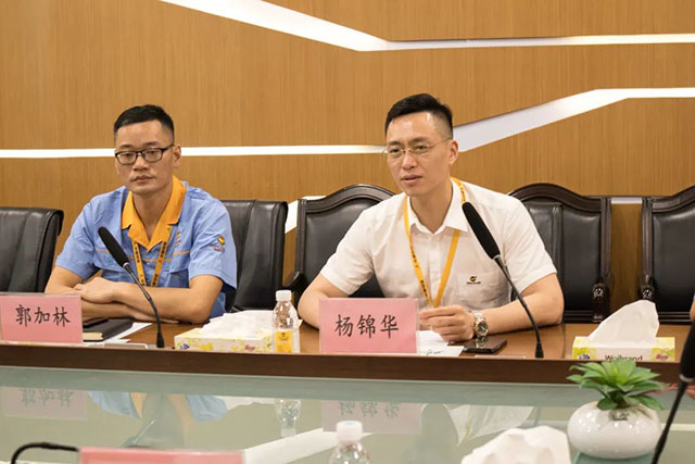 省市監(jiān)局領(lǐng)導(dǎo)蒞臨華昌鋁材集團,對2021年的能源計量審查工作進行回訪