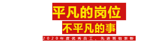 【奮斗的華昌人】2020年度優(yōu)秀員工、先進班組表彰