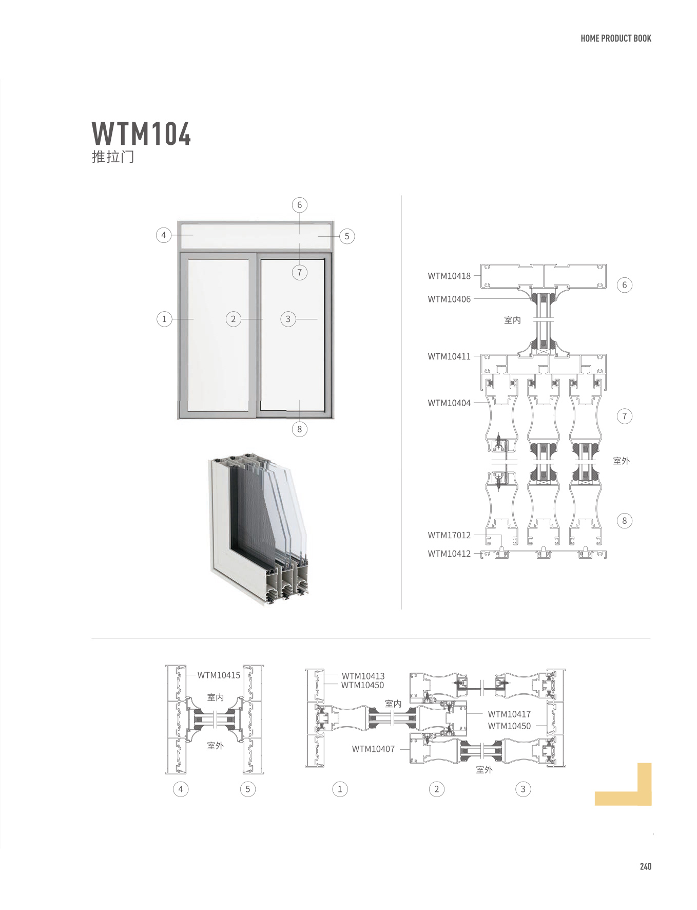 WTM104推拉門(mén)
