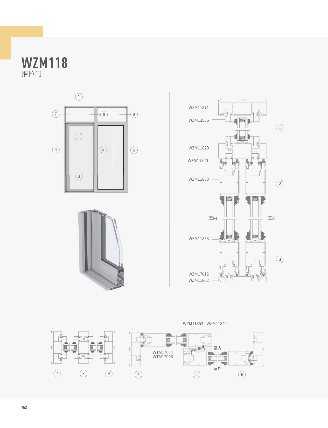 WZM118推拉門